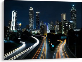 Tabloul metropolei nocturne (70x50 cm)