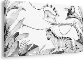 Tablou - Acuarelă Jungla (90x60 cm)
