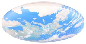 Plafonieră albastră LED ø 37 cm Terra – Trio