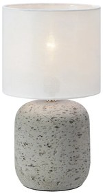 Veioză gri cu abajur textil (înălțime 33 cm) Montagna – Markslöjd