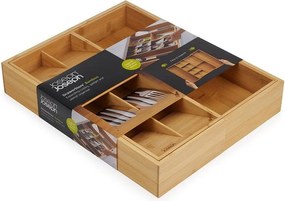 Organizator de tacâmuri în culoare naturală ajustabil din bambus 32 x 40 cm DrawerStore Bamboo – Joseph Joseph