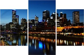 Tablou cu noaptea în Melbourne (90x60 cm)