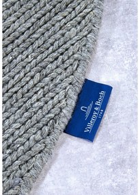 Covor gri țesut manual rotund din lână ø 160 cm Francois – Villeroy&amp;Boch