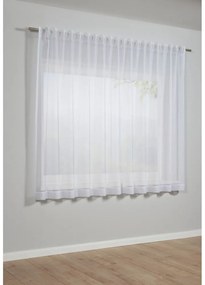 Perdea albă 175x450 cm Voile Uni - Gardinia