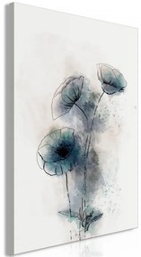 Tablou - Blue Poppies (1 Part) Vertical