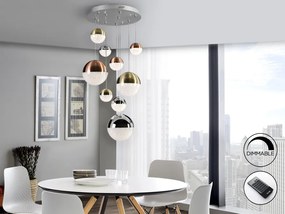Lustra LED dimabila cu telecomanda Sphere 9L SV-793091D