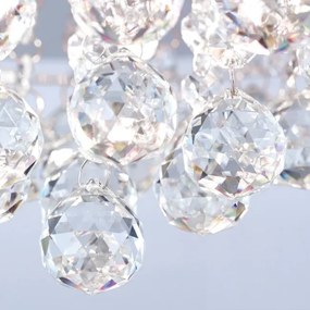 Plafoniera eleganta cristal K9 diam. 50cm Gloria DLU 2378/6/50 chrom OR