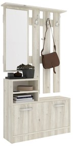 Cuier Lyon, Stejar Alb, L 85 x l 24 x H 180 cm