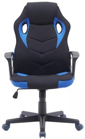 Scaun de birou Dakar negru/albastru