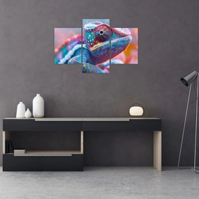 Tablou - Cameleon colorat (90x60 cm)