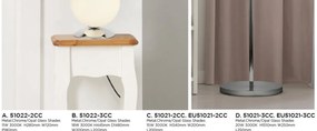 Lampadar / Lampa de podea LED moderna design elegant Snowball EU51021-3CC SRT