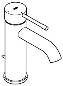 GROHE 23591001 - Baterie pentru lavoar ESSENCE, mărimea S, crom lucios