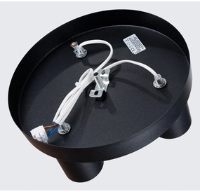 Plafonieră neagră Castro – Sollux