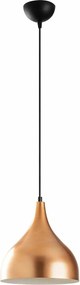 Lustra SAGLAM 3726, negru/cupru, metal, 26x40-126 cm