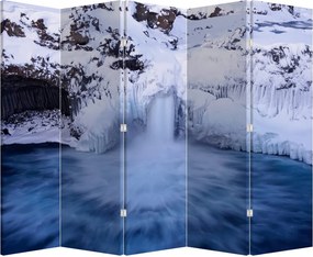 Paravan - Cascadele iarna (210x170 cm)