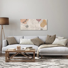 Tablou - Baloane deasupra orașului, nuanțe reci (120x50 cm)