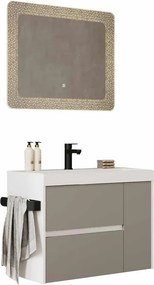 Set lemn masiv Mobilier Baie Suspendat Paige Model P3