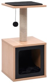 vidaXL Ansamblu pentru pisici, covoraș din funie de sisal, 62 cm
