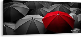 Tablou cu umbrele deschise (120x50 cm)