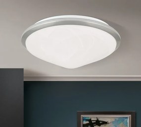 Plafoniera diametru 32cm, Rima satin chrome