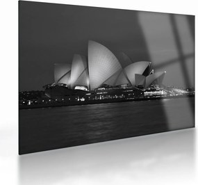 Tablou pe sticlă cu Opera din Sydney (70x50 cm)