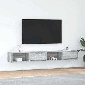 vidaXL Dulapuri TV 2 buc Gri Sonoma 100x31x25,5 cm Lemn prelucrat