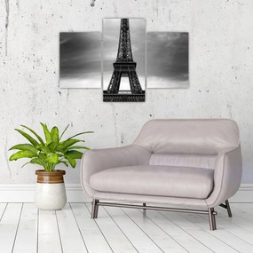 Tablou - Mașină roz în Paris (90x60 cm)