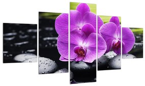 Tablou cu orhidee (125x70 cm), în 40 de alte dimensiuni noi