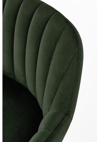 Scaun de bar Alessia, verde închis