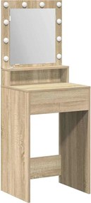 vidaXL Masă de Machiaj Stejar Sonoma 50 x 41 x 135 cm Lemn compozit