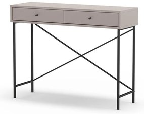 Masă consolă gri/bej 35x110 cm Titan – Marckeric