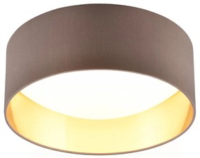 Plafonieră maro deschis LED ø 30 cm Locarno – Trio