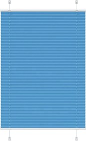 vidaXL Jaluzea plisată albastru 95x100 cm Lățime țesătură 94,4cm