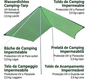 Outsunny Cort de Plajă Portabil cu Protecție UV și Geantă de Transport, 3x3 m, Verde | Aosom Romania