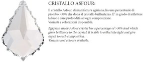 Aplica cu 2 brate design LUX Cristal Asfour MARIA THERESA