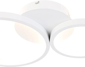 Plafoniera alba cu LED 3 trepte de dimming 4 lumini - Lupolo