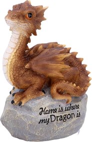 Statueta dragon Acasa este unde este dragonul meu!