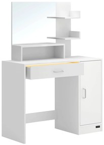 Deuba Masuta de toaleta Jocelyn 90x38x137 cm - alba