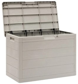 Cutie de depozitare pentru grădină gri deschis din plastic Woodys – Toomax