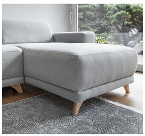 Colțar gri deschis extensibil/cu spațiu de depozitare Classy Sophie – Miuform