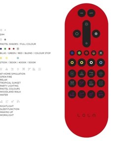 Panou LED RGB dimabil aplicat JUST LIGHT. 14682-16 LOLA FLAT LED/28,5W/230V + telecomandă