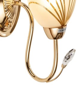 Lampă de perete Brilagi MEGAPOLIS 1xE14/60W/230V auriu