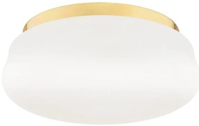 Plafoniera design modern Ombra auriu, alb