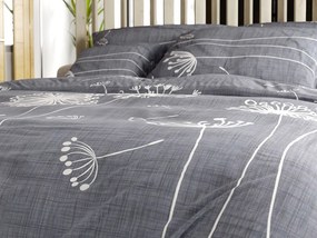 Lenjerie de pat din bumbac SOFT MEADOW gri Dimensiune lenjerie de pat: 70 x 90 cm | 140 x 200 cm