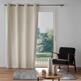 Draperie bej din catifea 140x260 cm Olympe – douceur d'intérieur