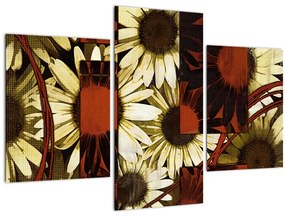 Tablou cu flori (90x60 cm)