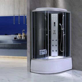Cabină de duș cu hidromasaj Lia cu instalare pe partea dreaptă