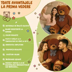 Urs mare de pluș BENY, 100cm, maro Monzana