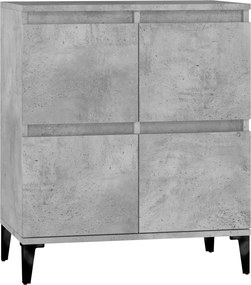 vidaXL Servantă, gri beton, 60x35x70 cm, lemn prelucrat