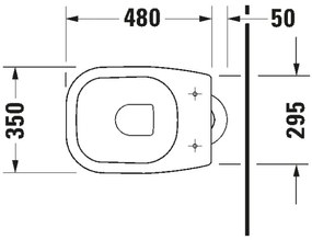 Duravit D-CODE 21100100002 - Vas WC pe pardoseală, ceramică, alb lucios